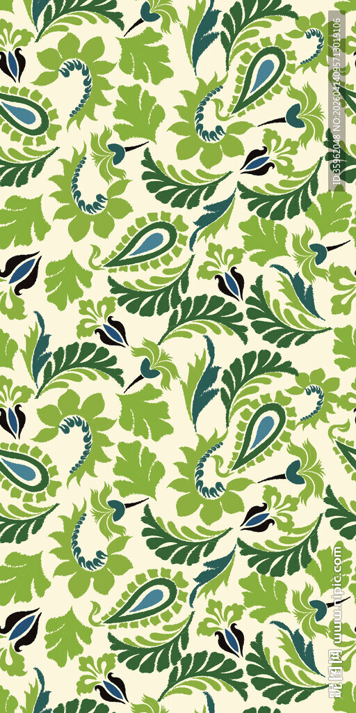 绿色植物图案纹理背景