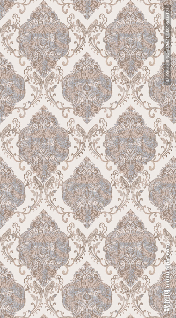 复古花纹图案纹理背景