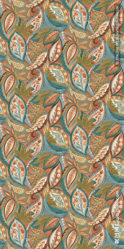 复古风几何花纹图案