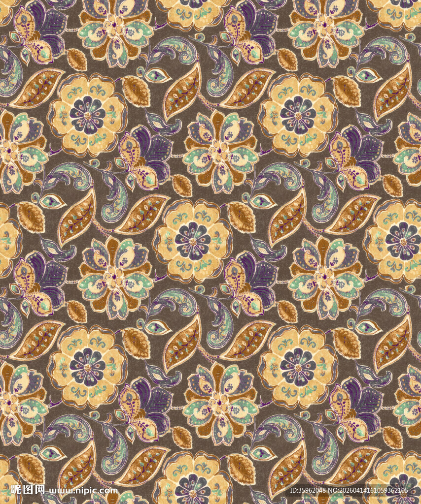 复古花纹图案设计