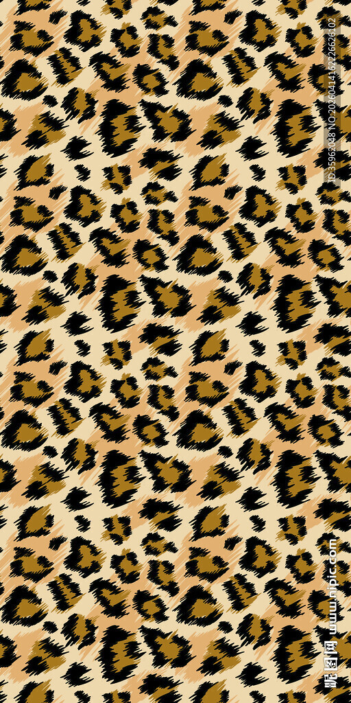 豹纹图案背景纹理