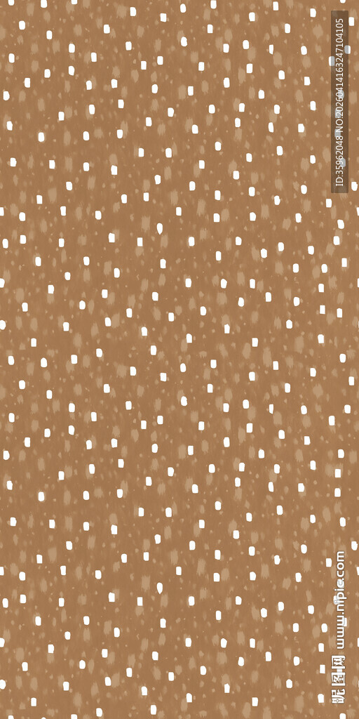 棕色底白点简约纹理图案