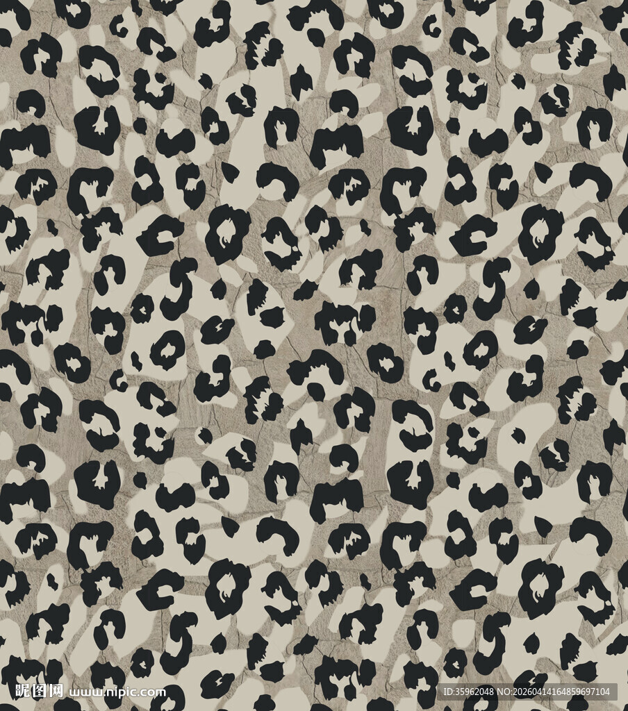 豹纹图案布料纹理