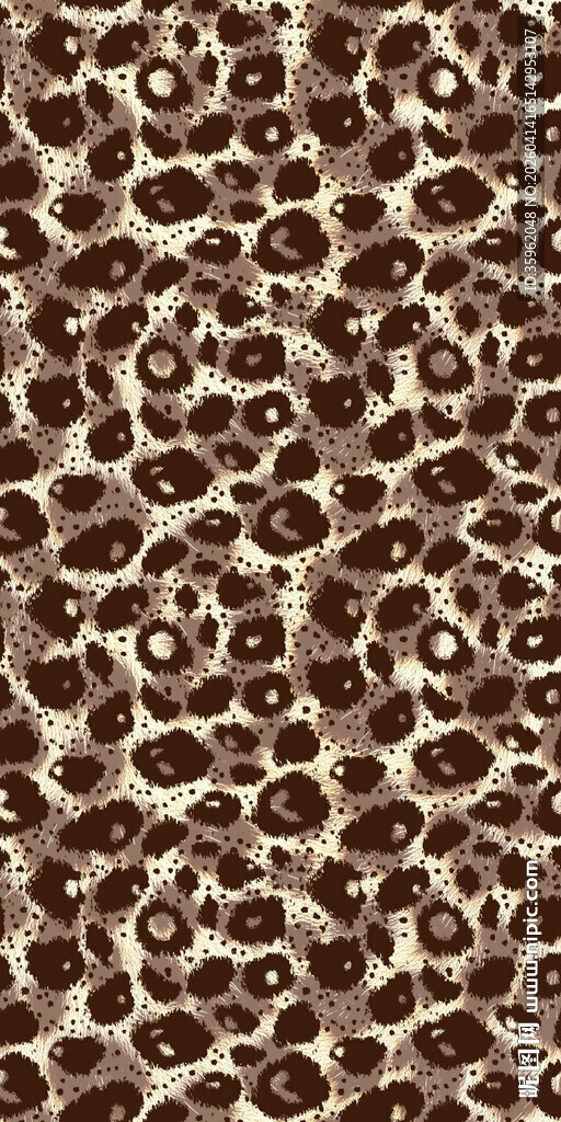 豹纹图案纹理背景
