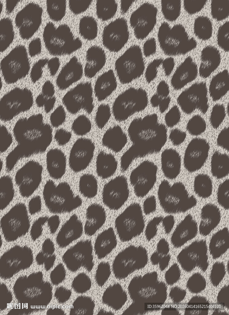 豹纹图案纹理背景
