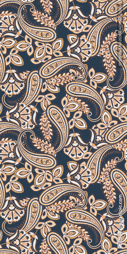 复古花纹图案设计