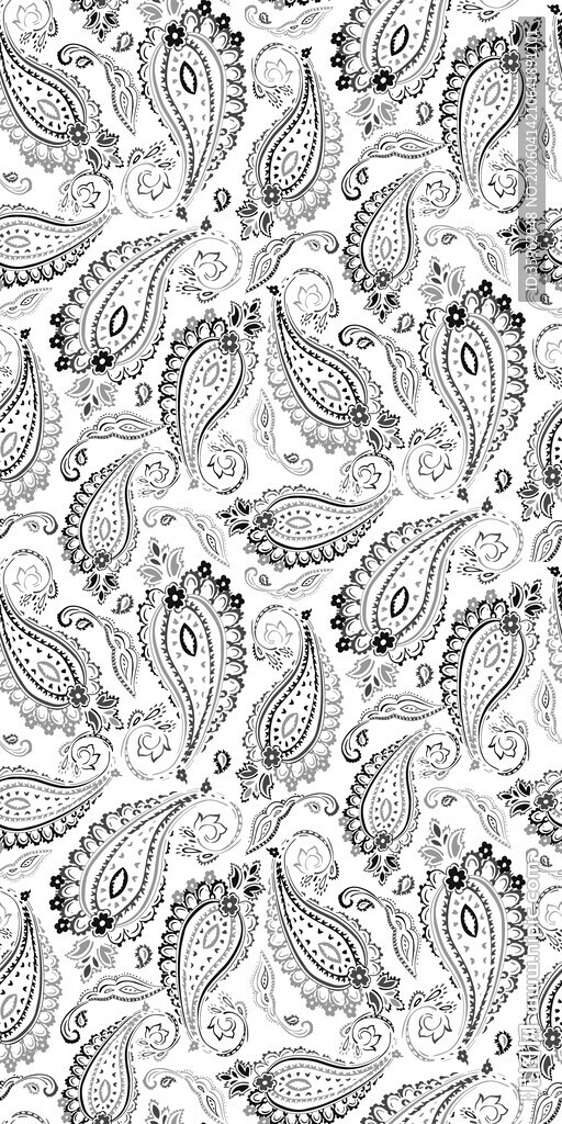 黑白叶纹抽象图案背景