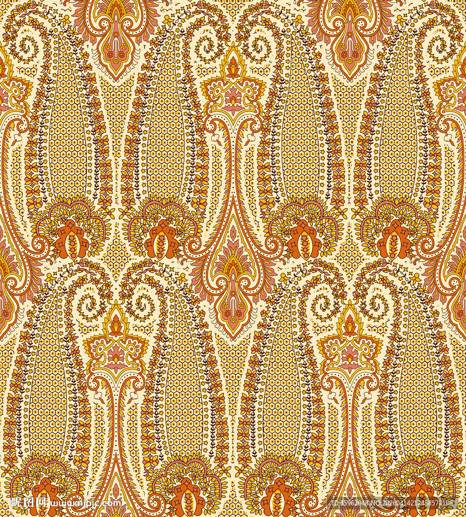 复古花纹图案设计