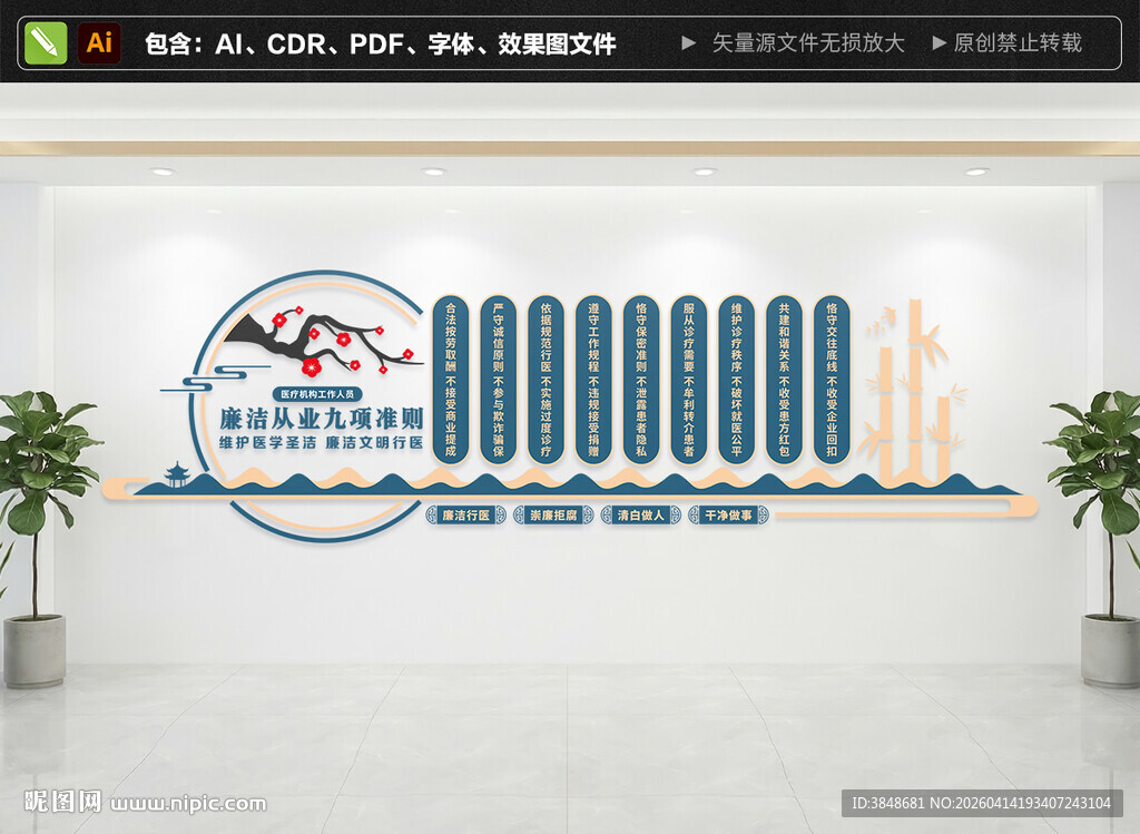 医生廉洁从业九项准则