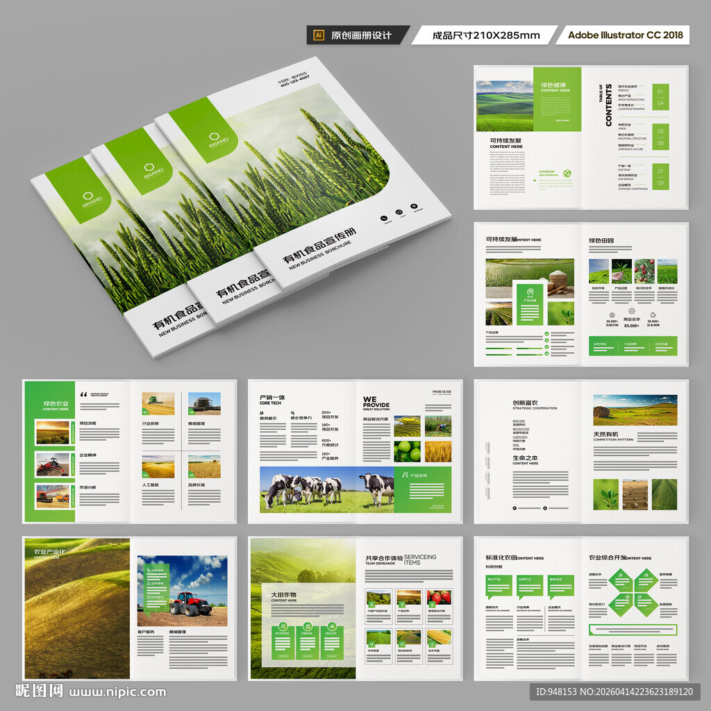 农产品宣传册