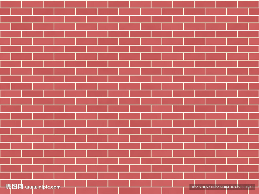 红色砖墙纹理图案