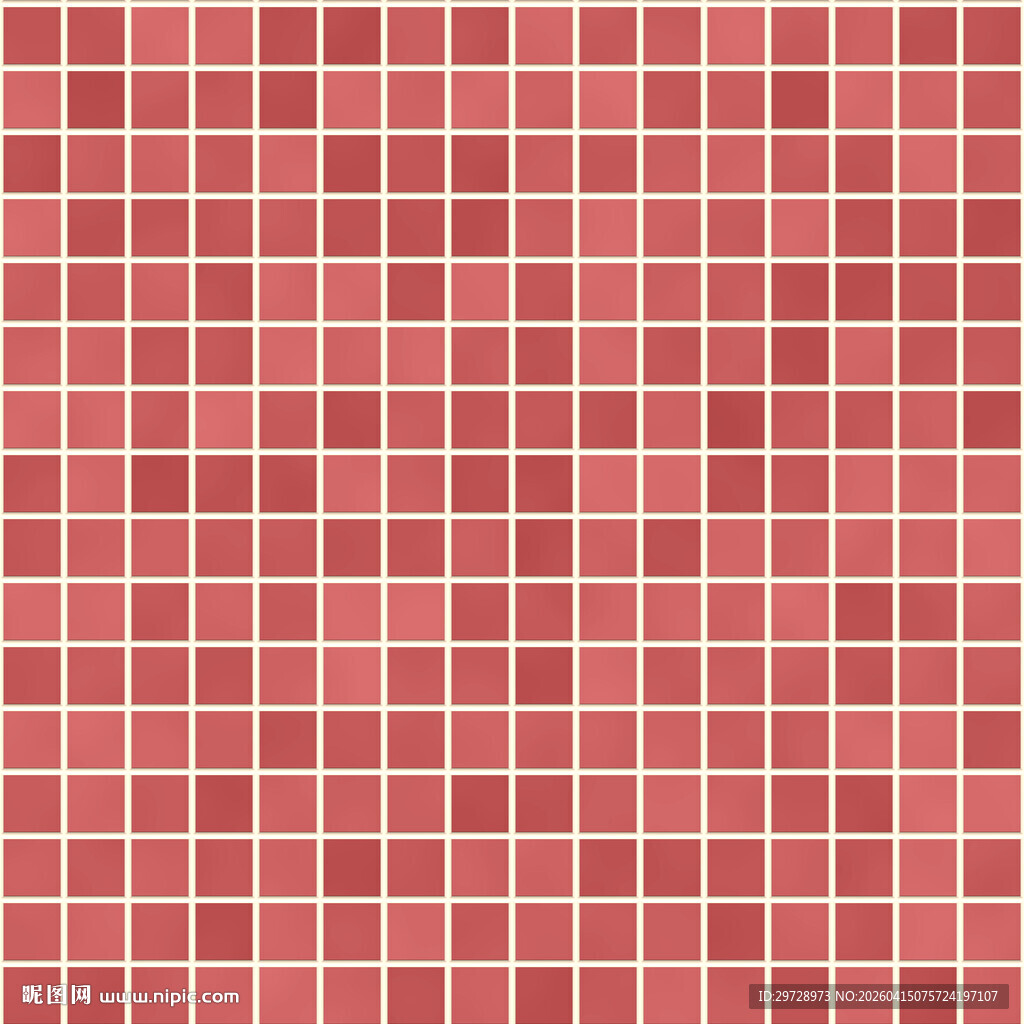 红色马赛克纹理