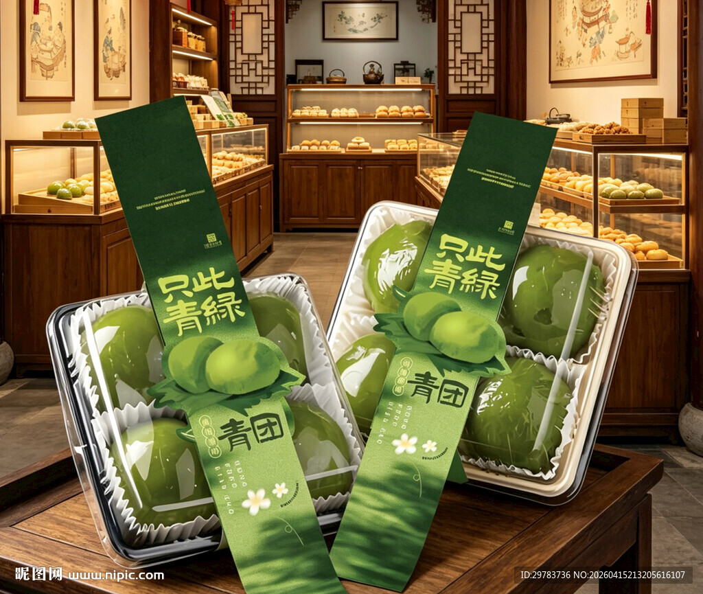 青团腰封设计平面展开图