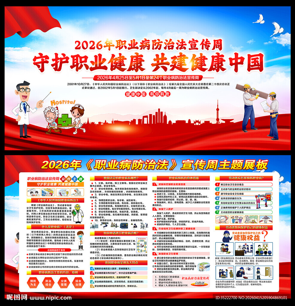 2026年职业病展板