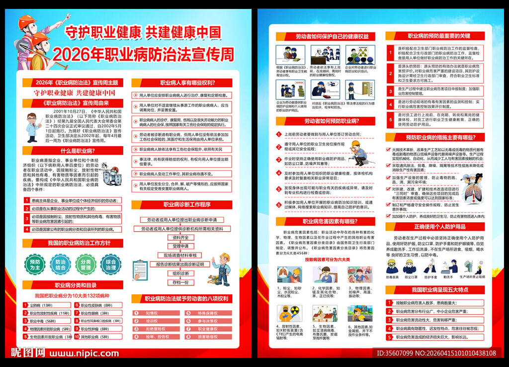 2026职业病宣传周宣传单