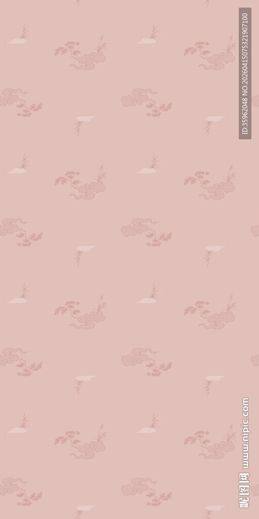 浅粉色简约波浪花纹背景