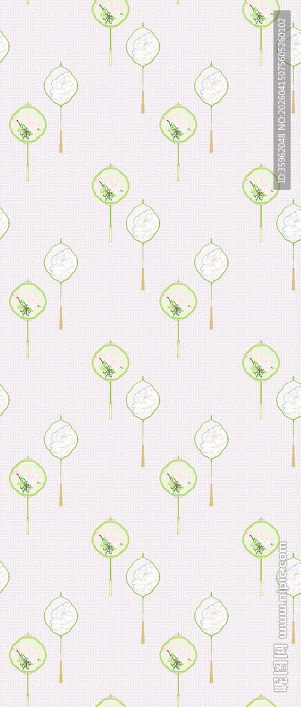 清新蒲公英图案背景