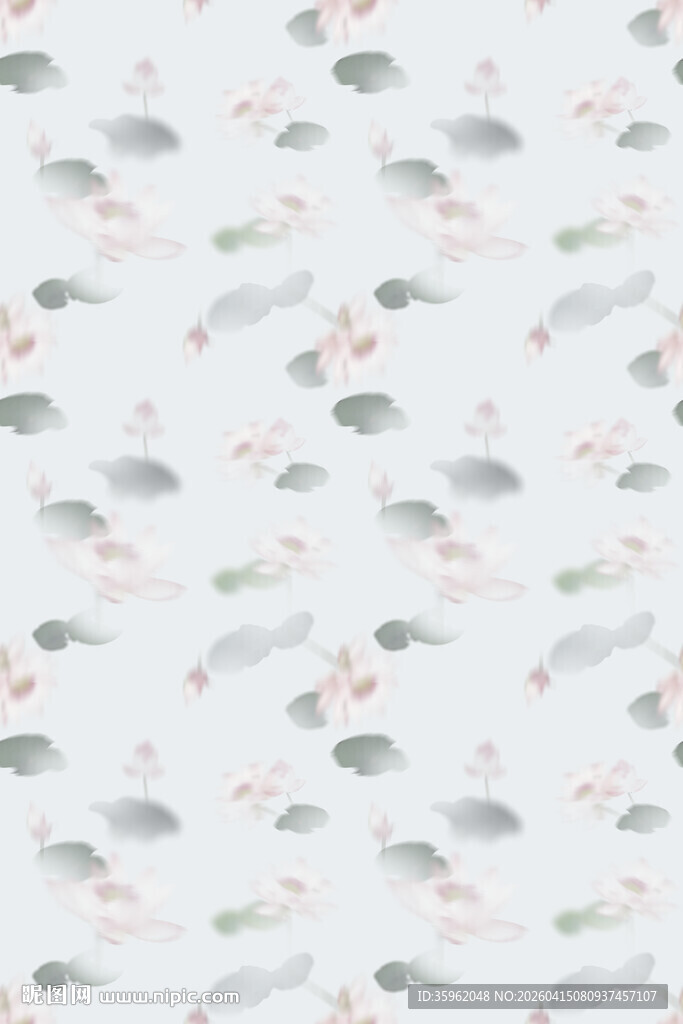 小鱼碎花图案背景纹理