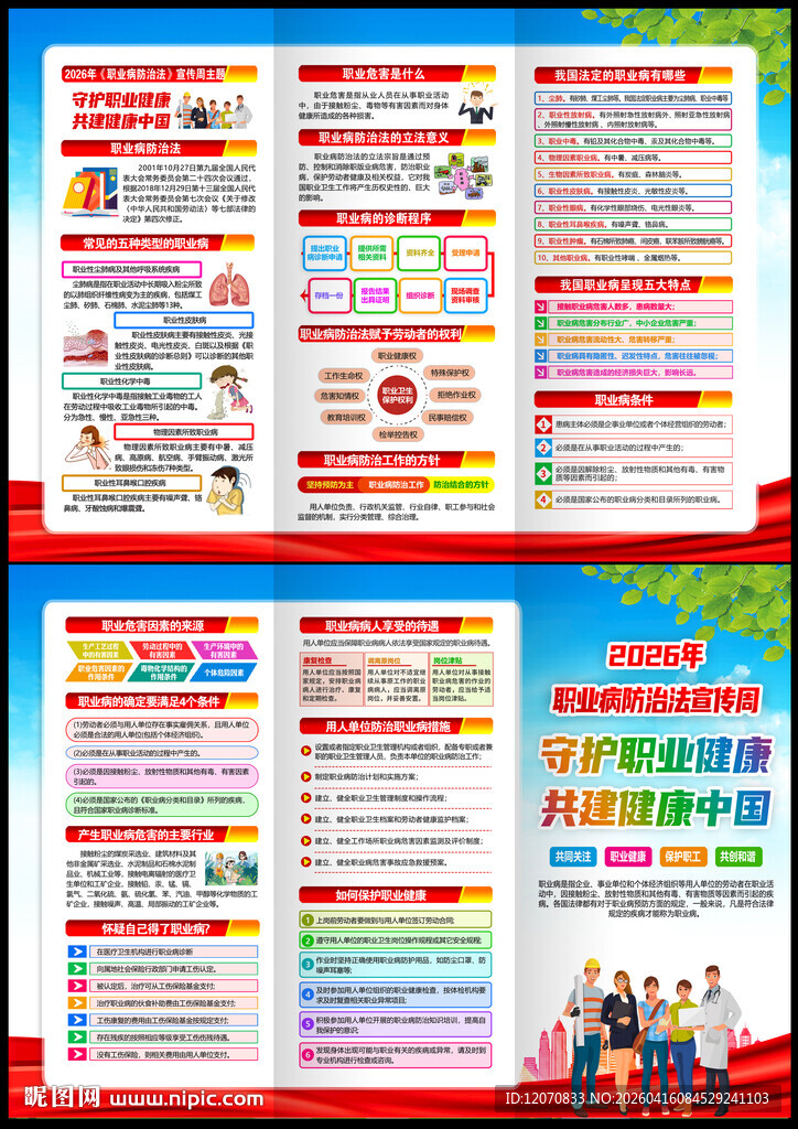 2026职业病宣传周宣传单