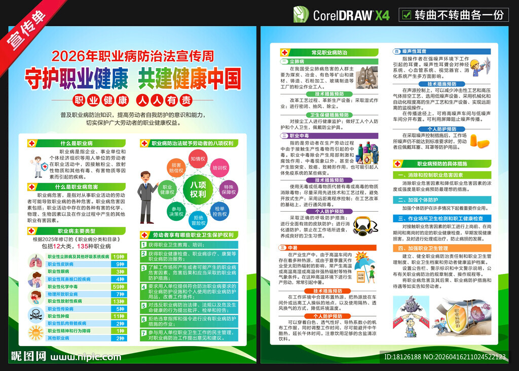 2026年职业病宣传单