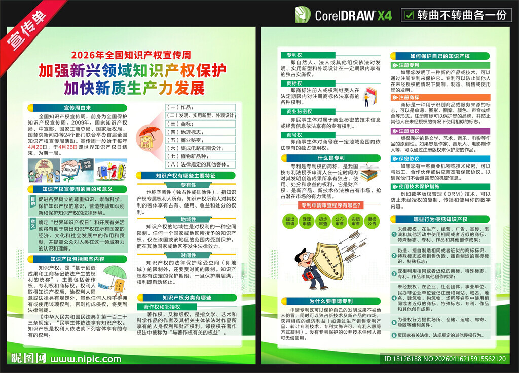 知识产权宣传单