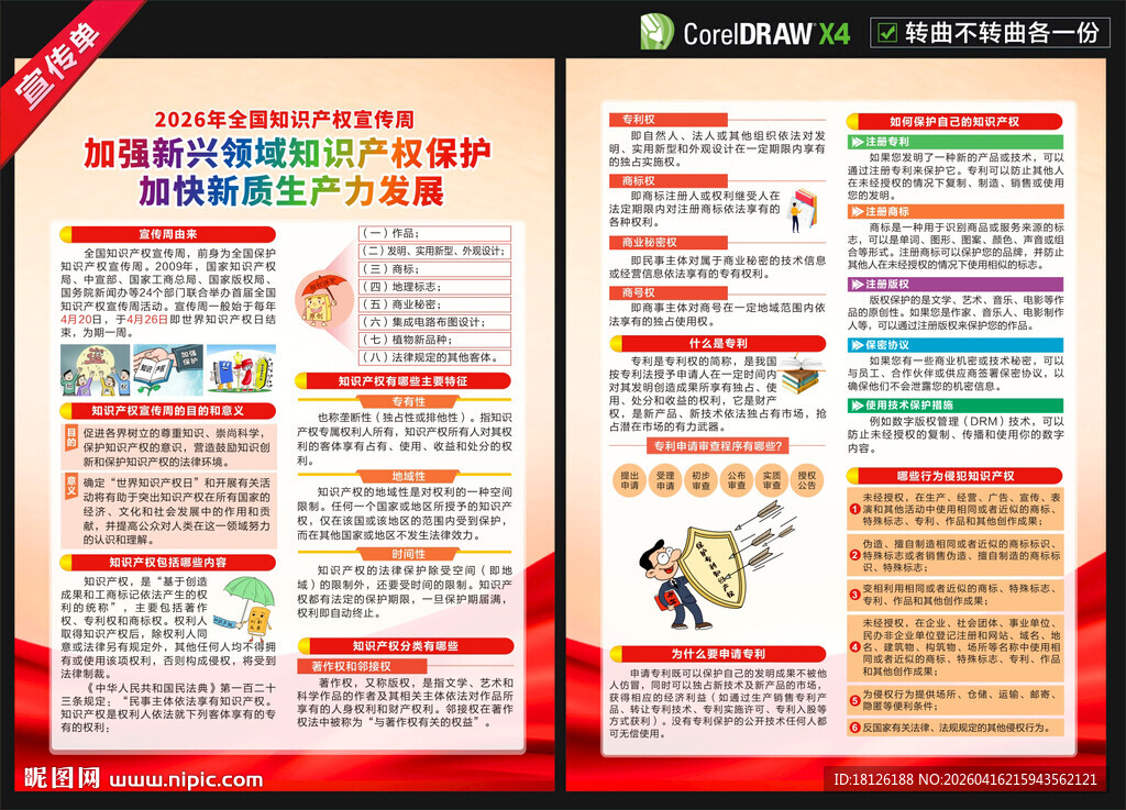 2026知识产权宣传周宣传单