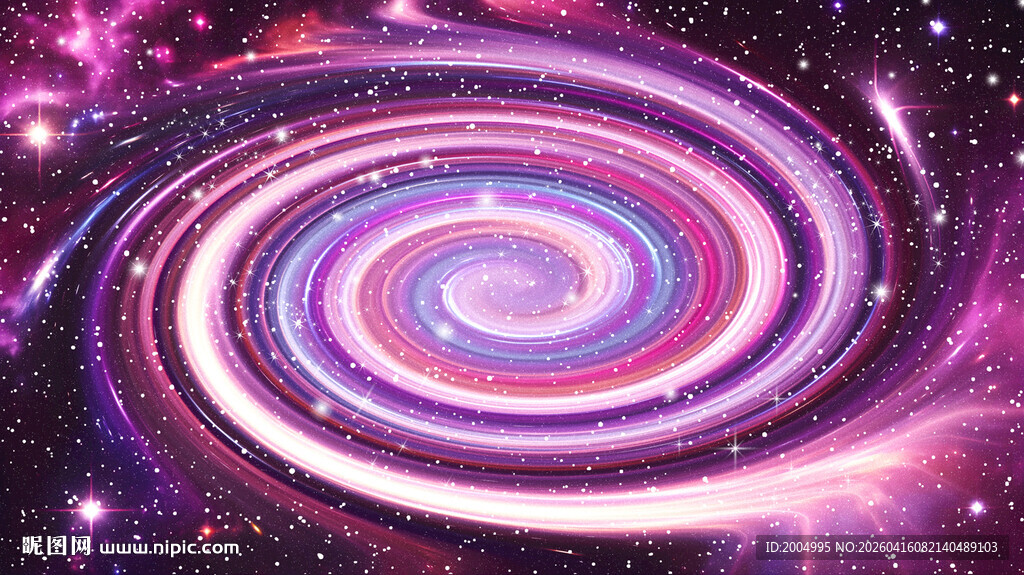 绚丽旋涡星空