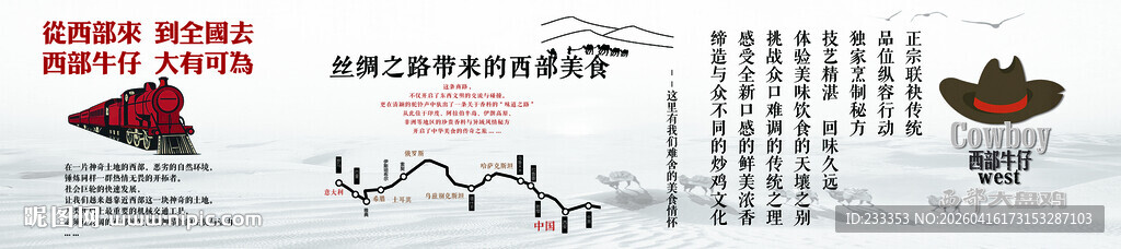 大盘鸡炒鸡中式传统元素装饰图案