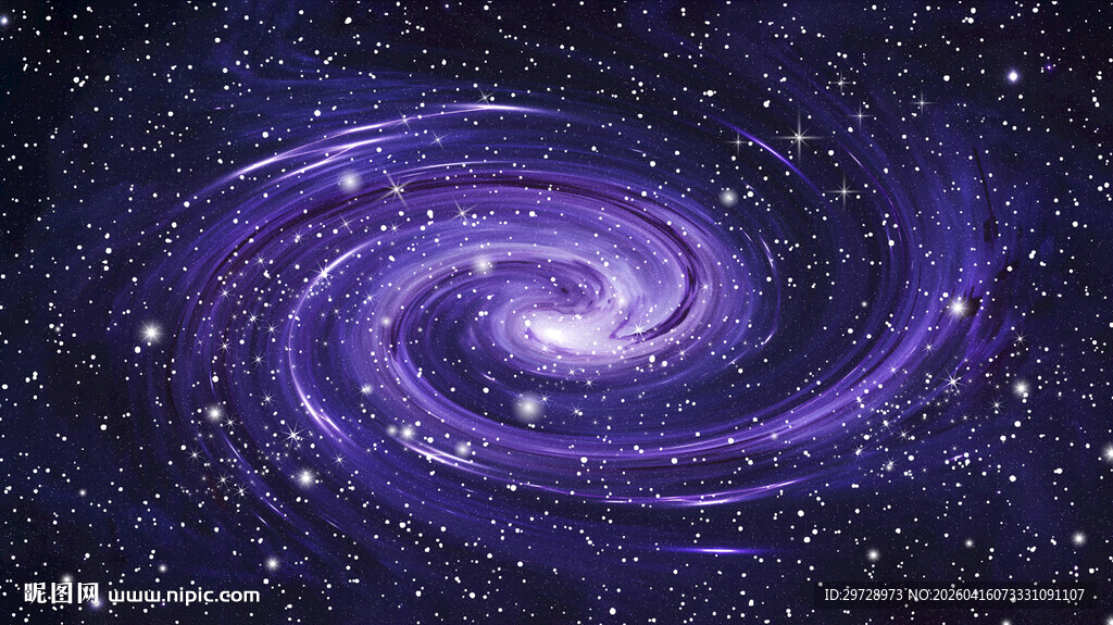 紫色旋涡星空梦幻背景