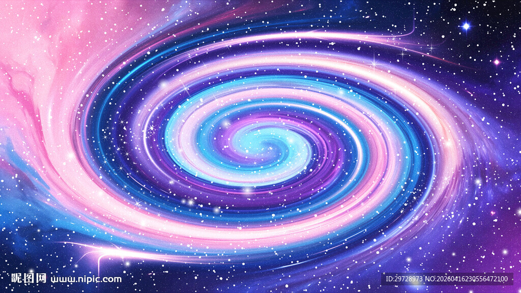 梦幻绚丽星空旋涡