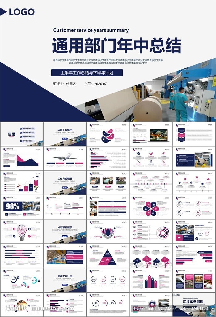 造纸行业工作总结新年计划ppt