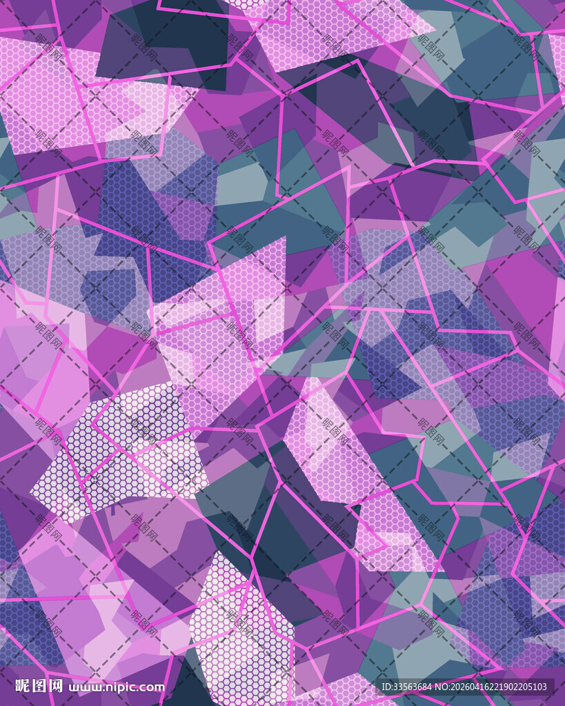 紫色几何抽象图案背景