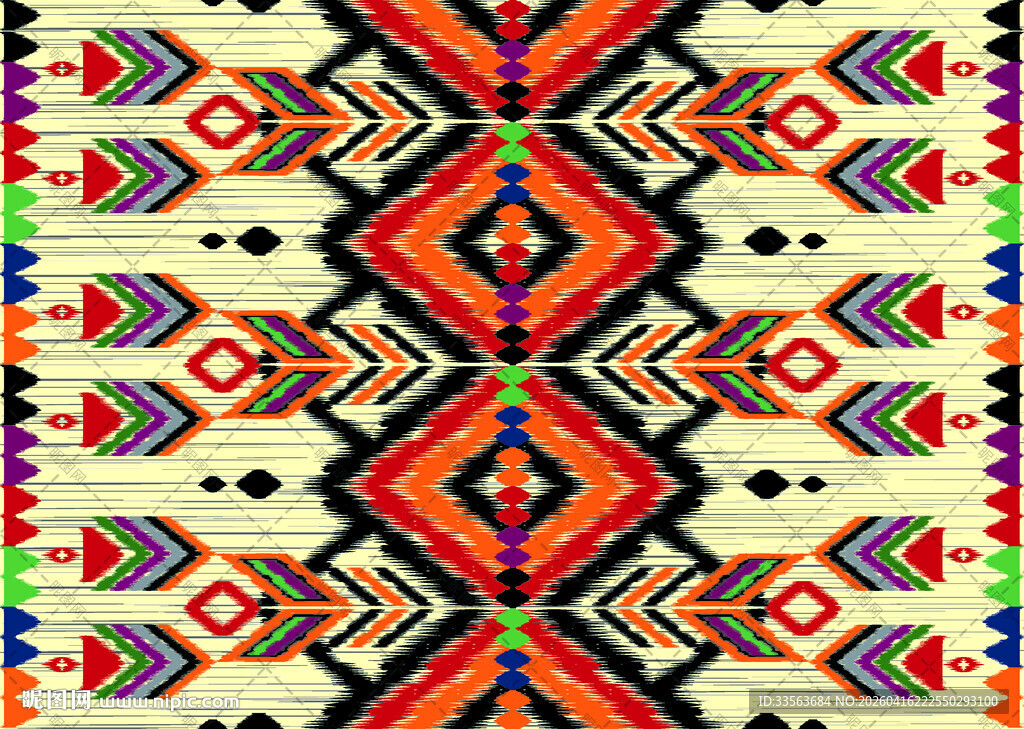 民族风几何图案纹理