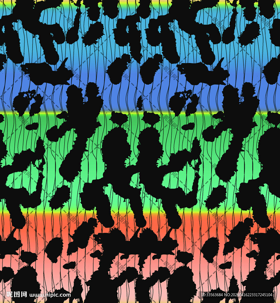 多彩几何图案抽象背景纹理