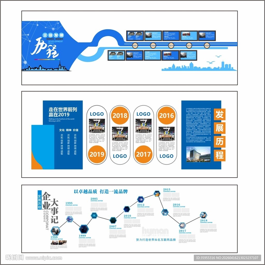 发展历程文化墙