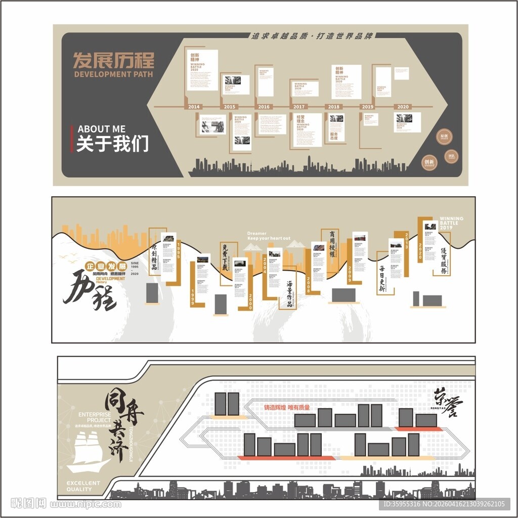 发展历程文化墙