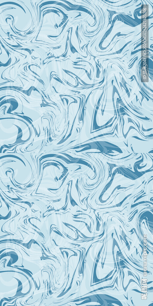 浅蓝色海浪纹理图案
