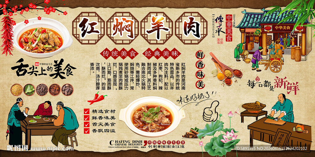 红焖羊肉
