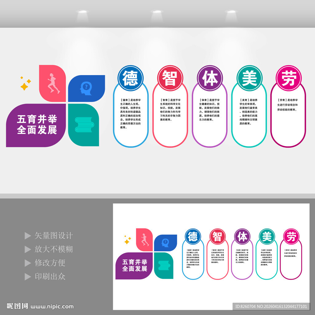 德智体美劳文化墙