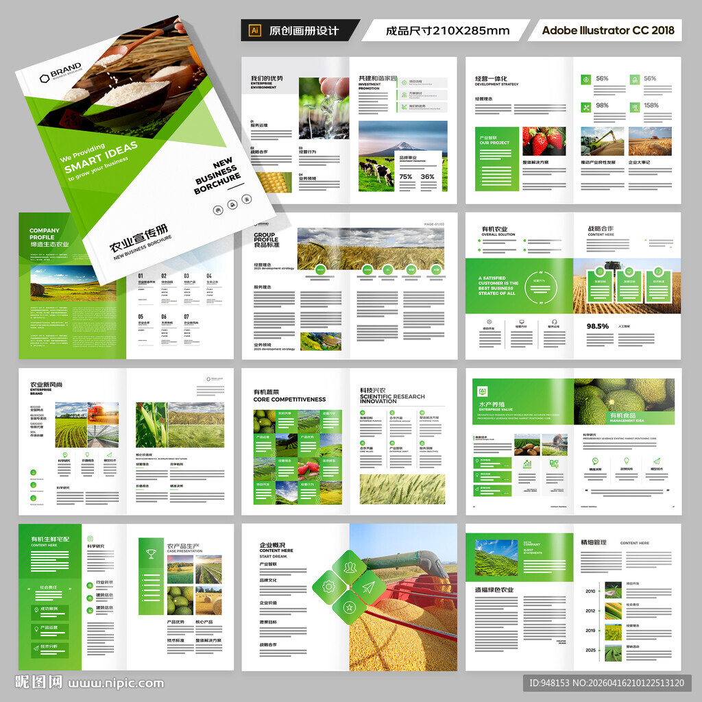 农产品宣传册