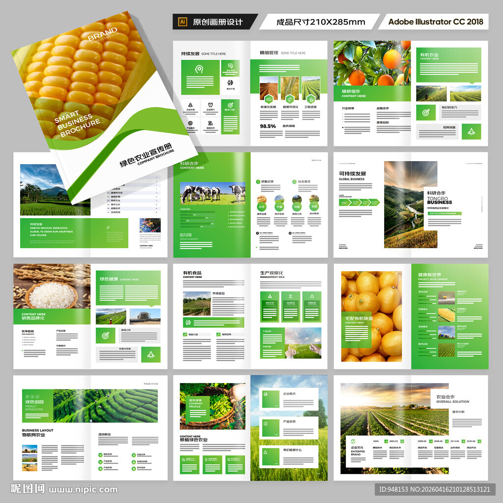 农产品画册