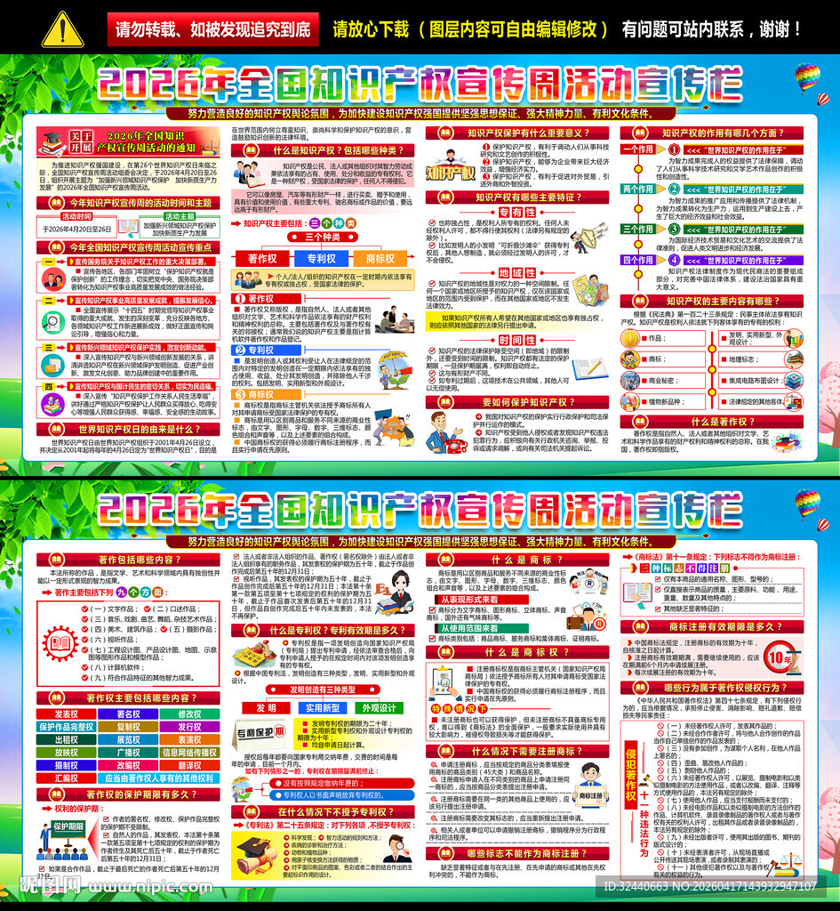 知识产权展板