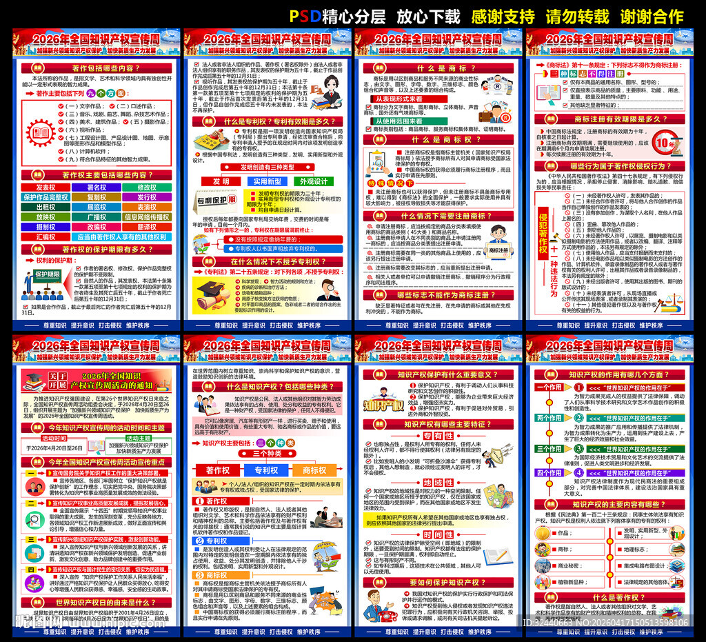 全国知识产权宣传周看板