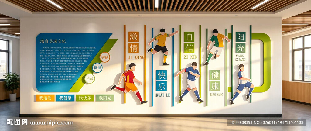 足球文化墙