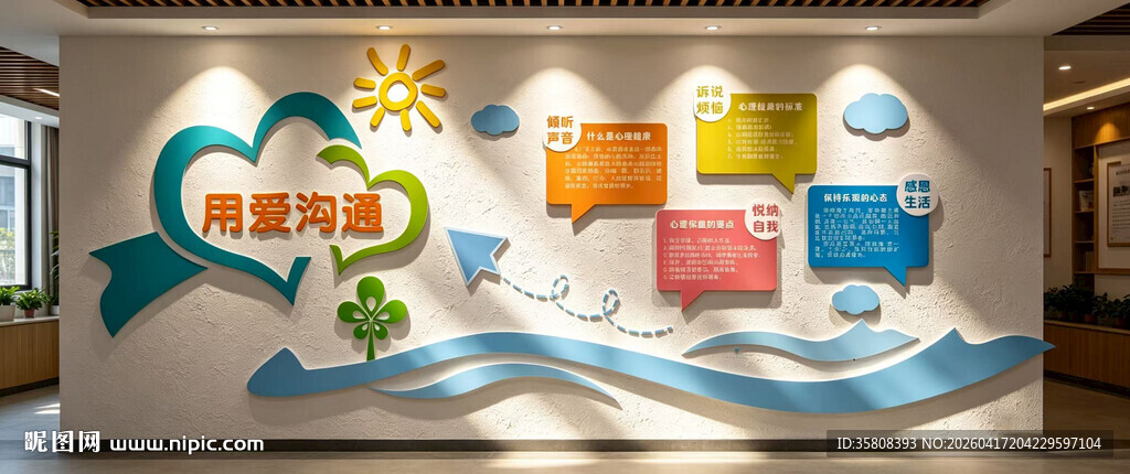 心理健康文化墙