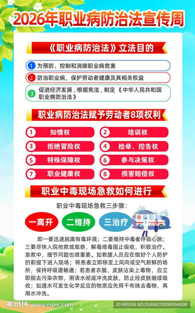 幼儿安全教育宣传海报