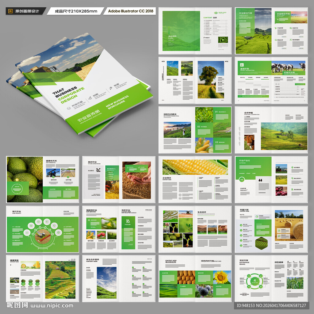 农业合作社画册