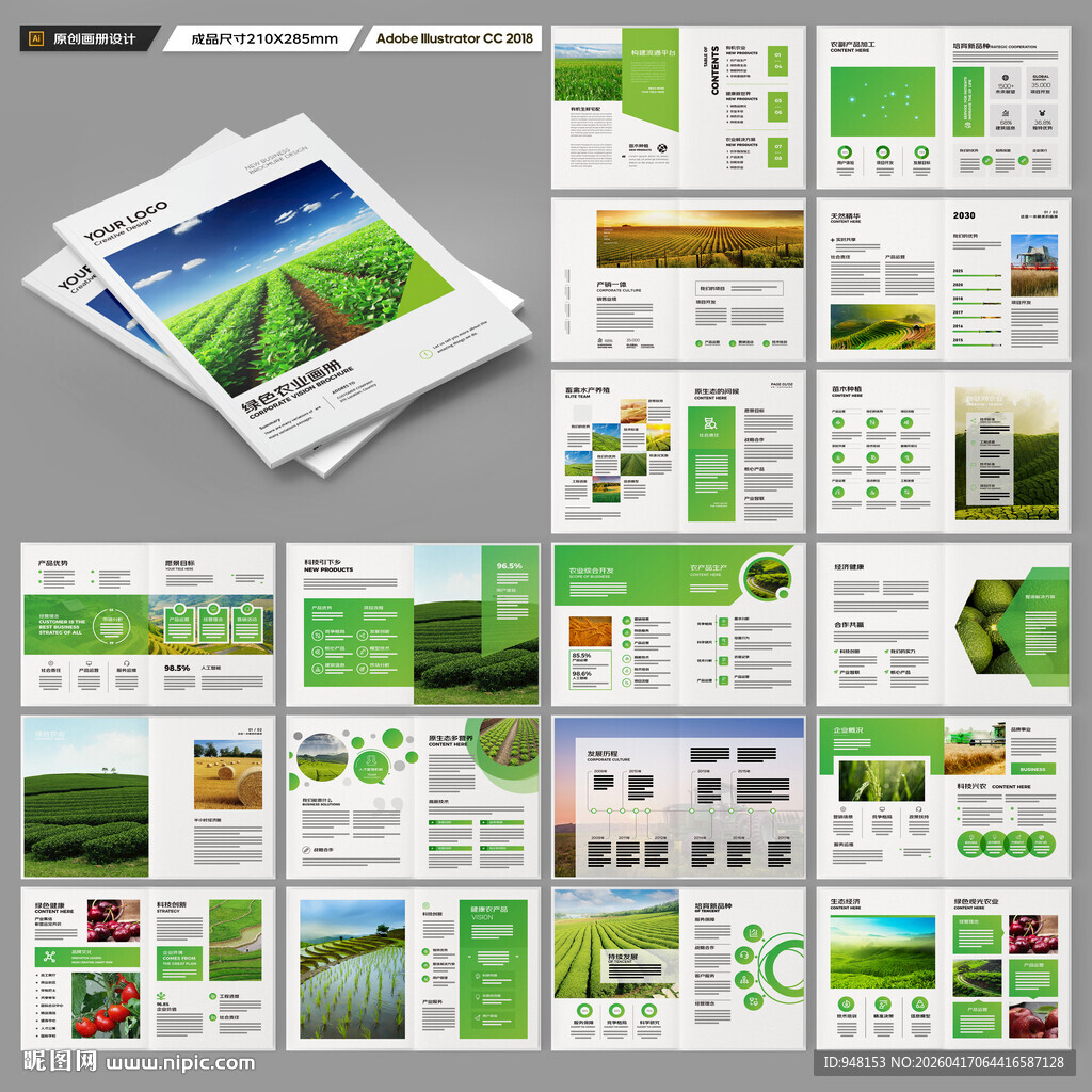农产品宣传册