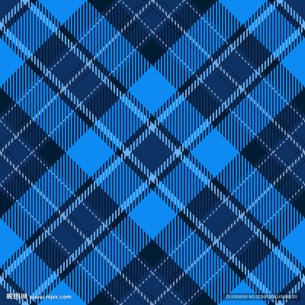 蓝色格子图案背景