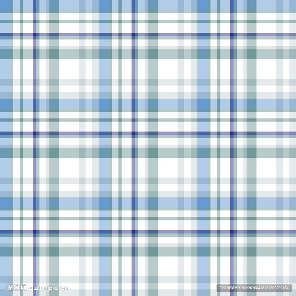 蓝白格子纹理图案